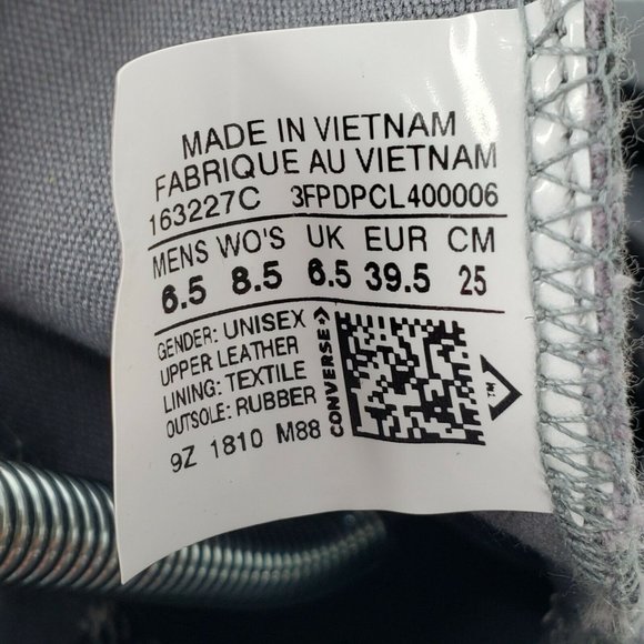 Converse Men's Chuck 70 Hi Gore-Tex Leather Grey - Picture 11 of 11